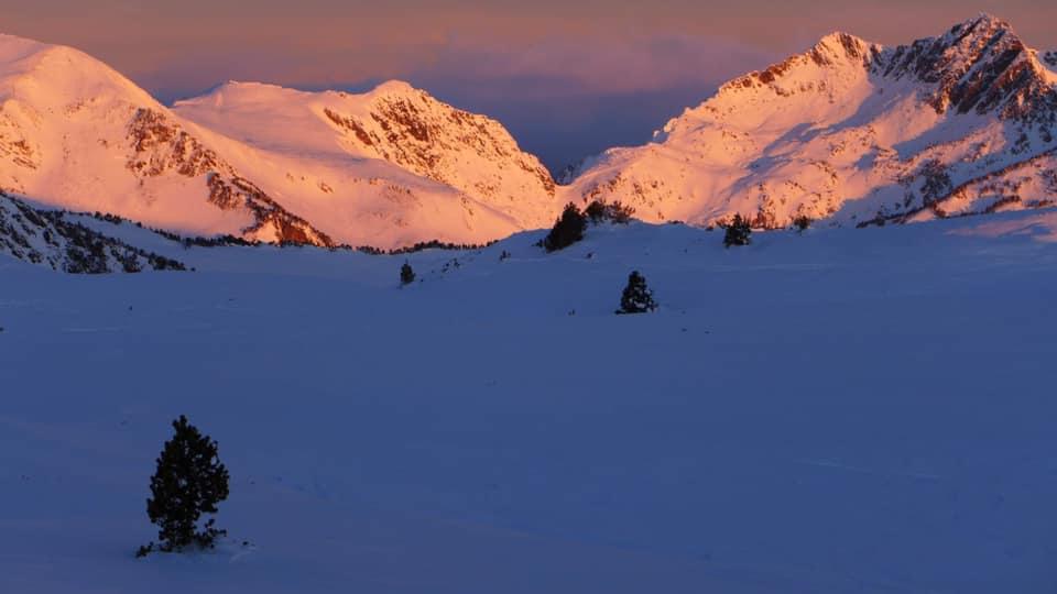 Lever du soleil Formiguères