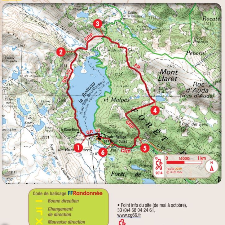 Plan lac formigueres