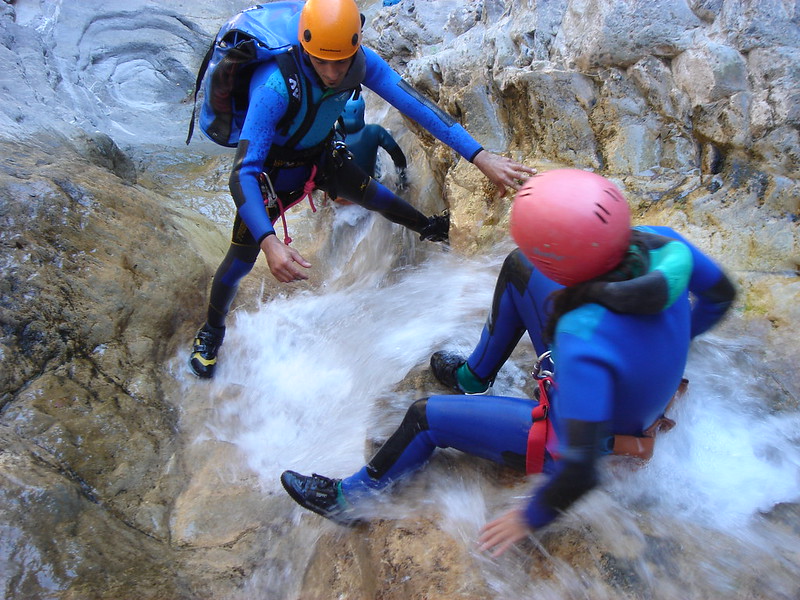 Canyoning en eaux chaudes